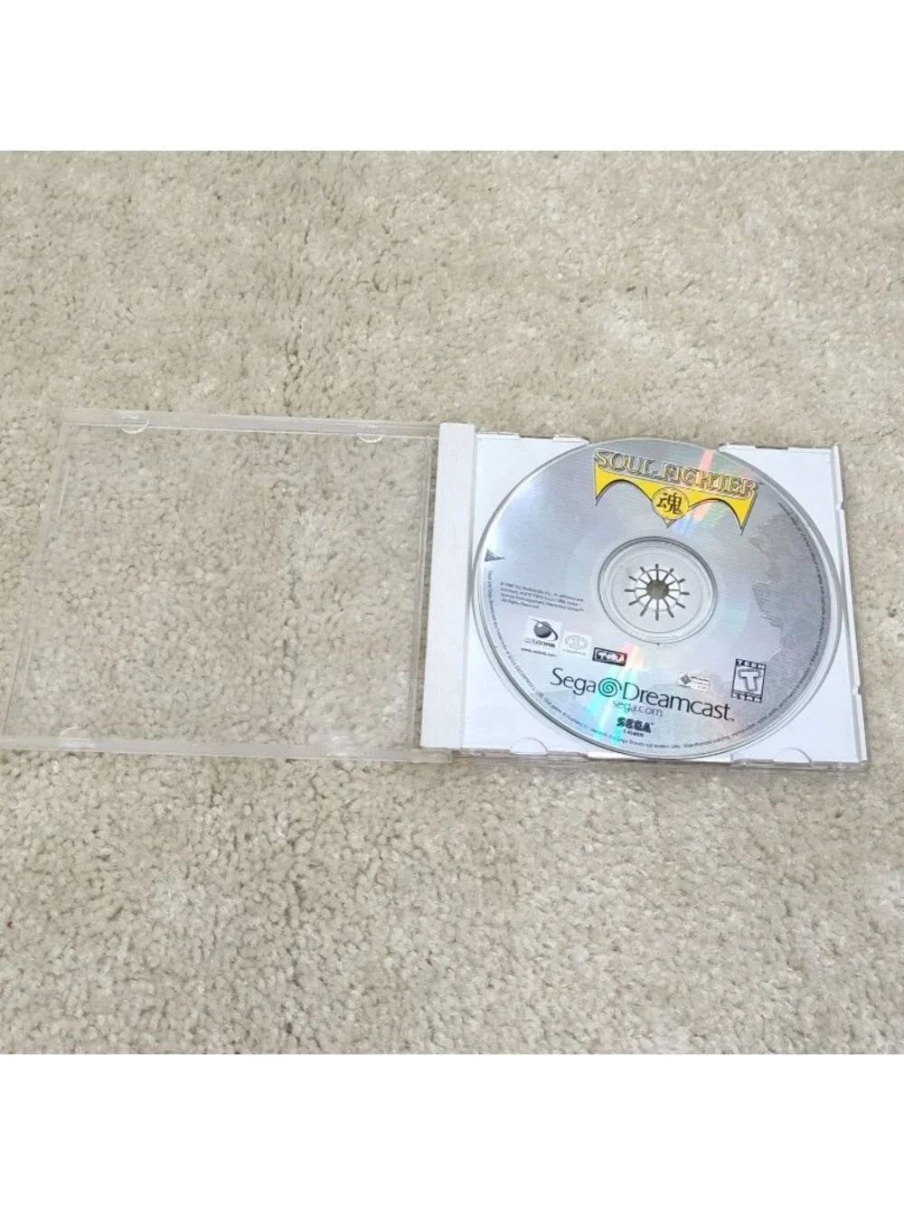Sega Dreamcast Soul Fighter NTSC 3D Beat Em Up Video Game T-41401N Tested Works